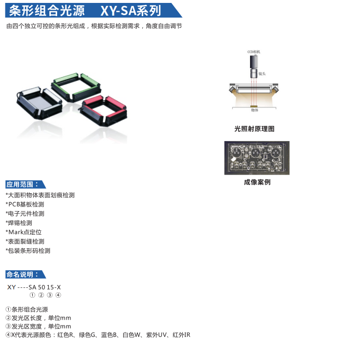 条形组合光源XY-SA系列